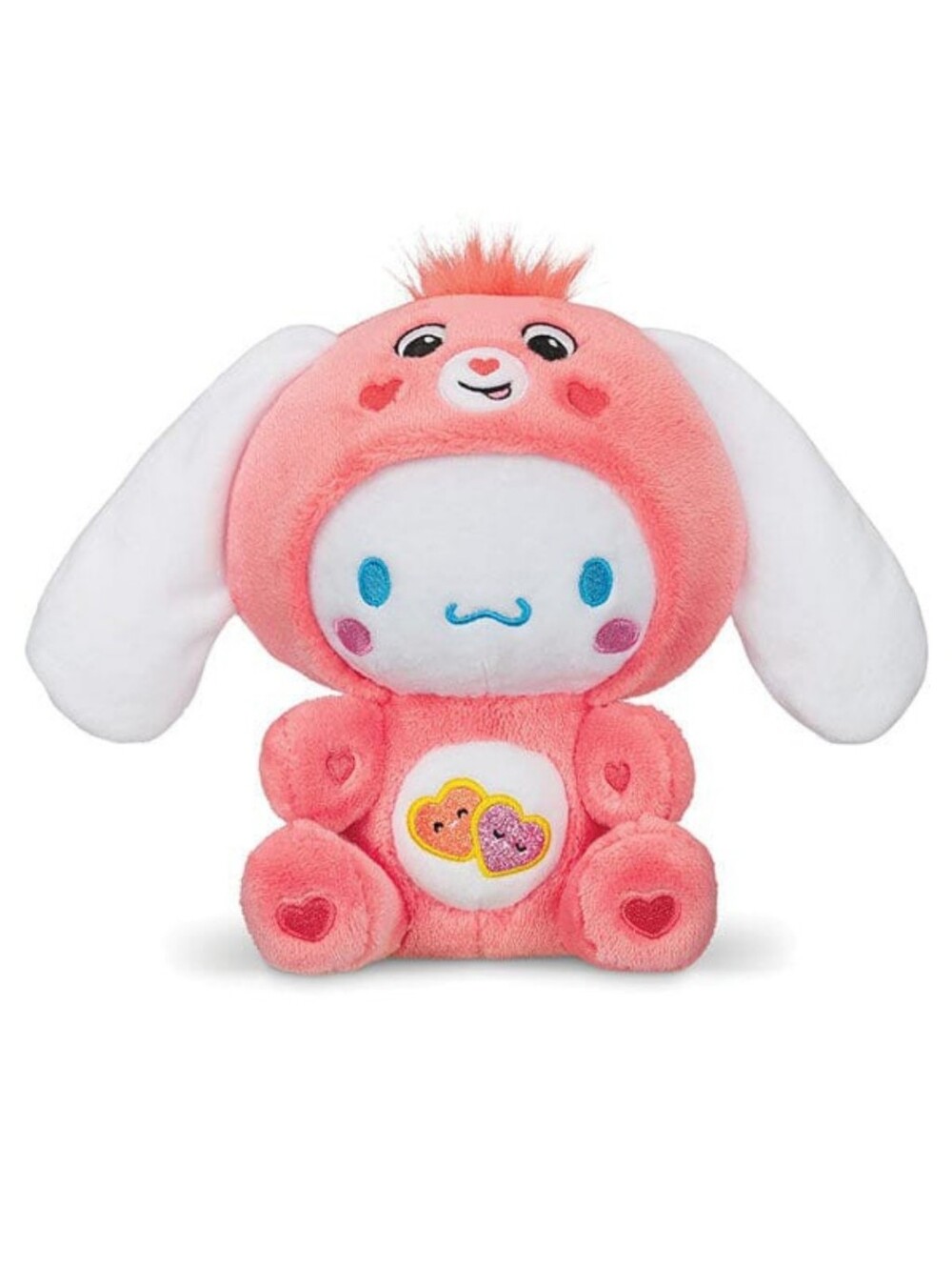 Hello Kitty & Friends x Care Bears Love-a-Lot Cinnamoroll 8in Plush